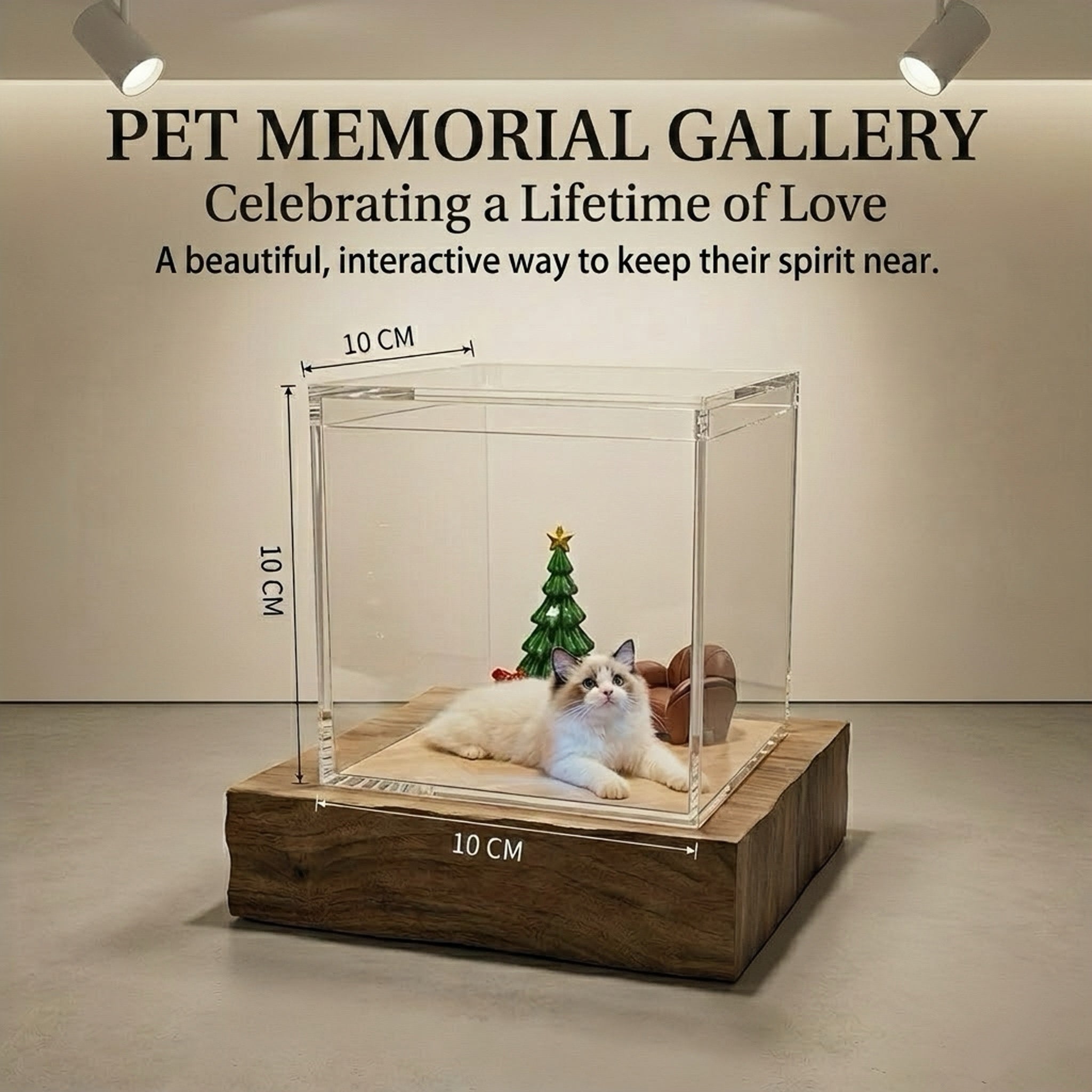 Forever Companion | Holographic Pet Memorial Keepsake